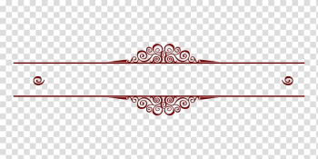 Red floral border , Webcam Dialog box Icon, Dividing line pattern transparent background PNG clipart