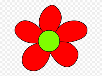 Red Flower Clipart - Red Flower Clip Art Red Flower Clipart - Red Flower Clip Art