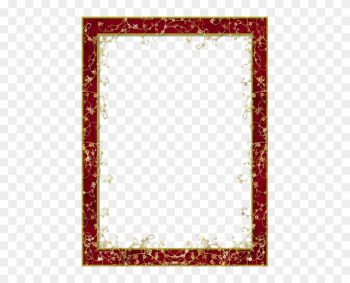 Red Flower Frame Png Image - Red Frame Png