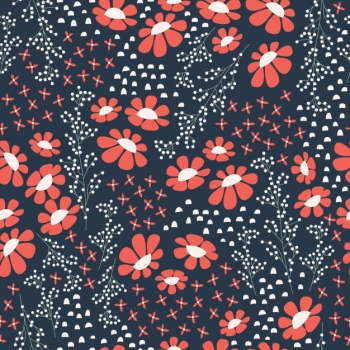 Red flowers pattern design Red flowers pattern design