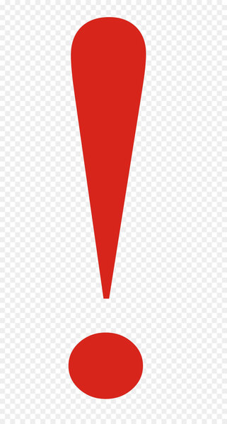 Red Font - Exclamation mark PNG Red Font - Exclamation mark PNG