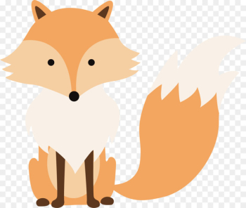Red fox Cartoon - Pink fox vector Red fox Cartoon - Pink fox vector