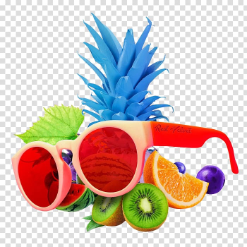 Red framed sunglasses with assorted fruits illustration, Red Velvet The Red Summer Red Flavor The Velvet, red velvet transparent background PNG clipart