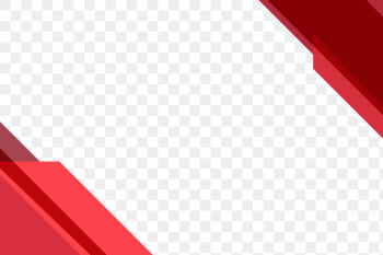 Red geometric frame transparent background png Red geometric frame transparent background png