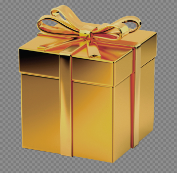 Red Gift box transparent background image