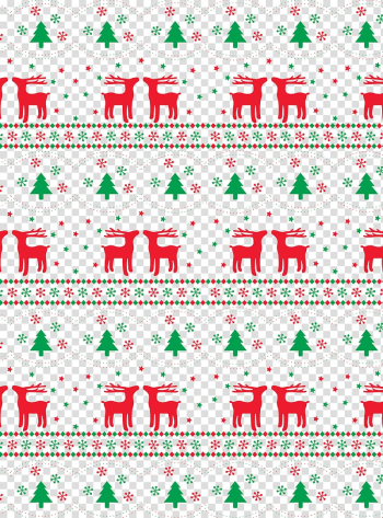Red, green, and blue Christmas-themed illustration, Christmas Hoodie Texture mapping Pattern, Christmas shading pattern elements transparent background PNG clipart