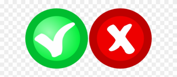Red Green Ok Not Ok Icons Clip Art At Clker - Logo Nok