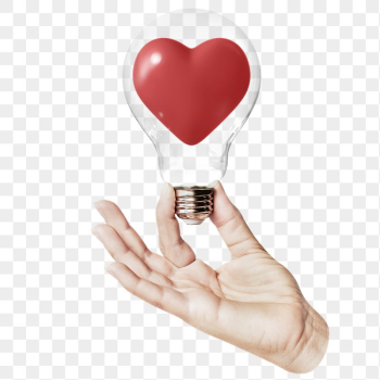 Red heart png sticker, hand | Free PNG - rawpixel