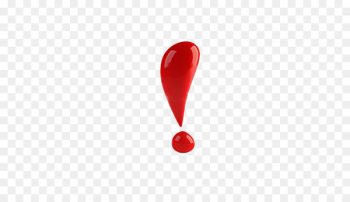 Red Heart - Stereo cartoon red exclamation mark Red Heart - Stereo cartoon red exclamation mark