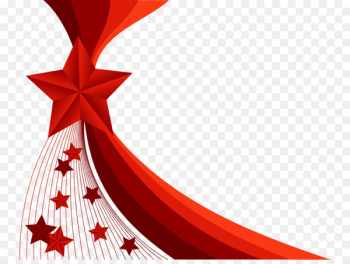 Red Illustration - Red star decorative background Red Illustration - Red star decorative background