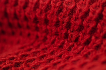 Red Knitted Textile Red Knitted Textile