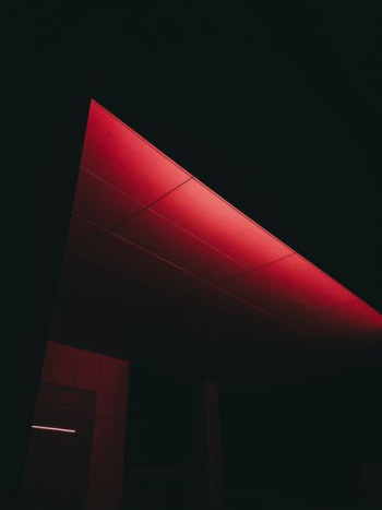 red lightened ceiling red lightened ceiling