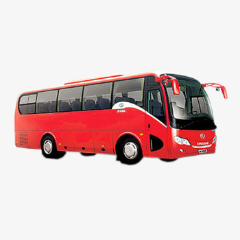 Red Long Distance Bus, Bus Clipart, Red Bus, Long Distance Bus PNG ...