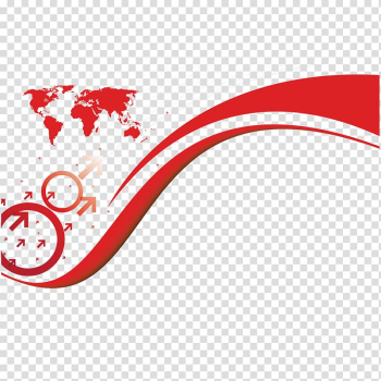 Red map illustration, Line Abstract art , Red lines and map transparent background PNG clipart