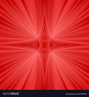 Red mirror symmetric ray background vector image Red mirror symmetric ray background vector image