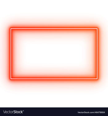 red neon frame png