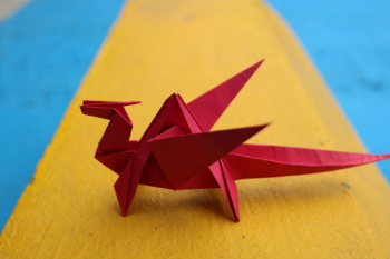 Red Origami Paper Red Origami Paper