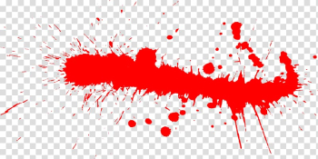 Red , paint splatter transparent background PNG clipart