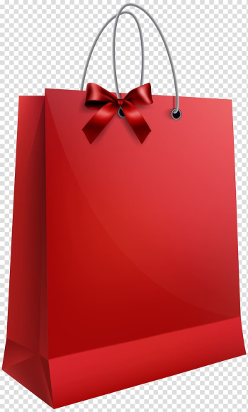 Red paper bag , Gift Bag , Red Gift Bag with Bow transparent background PNG clipart Red paper bag , Gift Bag , Red Gift Bag with Bow transparent background PNG clipart
