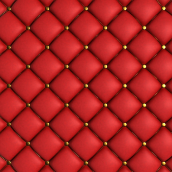 Red quilted texture