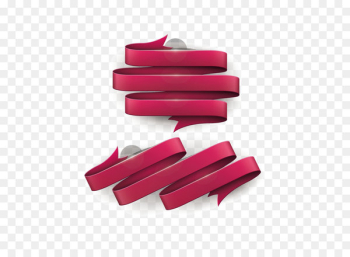 Red ribbon Awareness ribbon - Vector purple ribbon Red ribbon Awareness ribbon - Vector purple ribbon