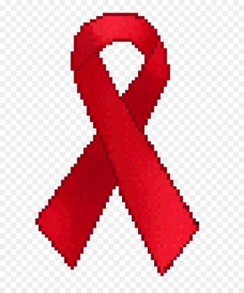 Red ribbon Cross-stitch HIV/AIDS Clip art - crossen agency inc 