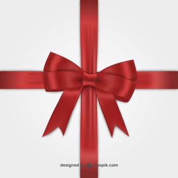 Red ribbon for Black Friday Red ribbon for Black Friday