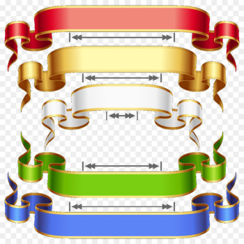 Red ribbon - Red Ribbon label vector image Red ribbon - Red Ribbon label vector image