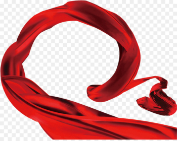 Red Ribbon Silk Textile - Red Ribbon Red Ribbon Silk Textile - Red Ribbon