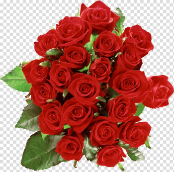 Red rose bouquet, Rose Flower , Bouquet Of Roses transparent background PNG clipart