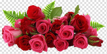 Red rose bouquet, Rose , trees transparent background PNG clipart