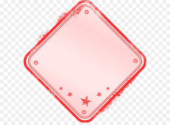 Red Seal Icon - Vintage Travel Tag Red Seal Icon - Vintage Travel Tag