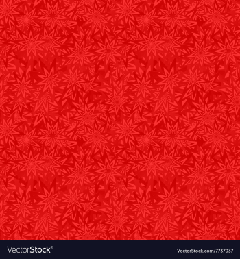 Red seamless floral pattern background vector image Red seamless floral pattern background vector image
