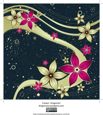Red Silk Flower Design Background Red Silk Flower Design Background