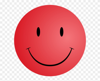 Red Smiley Clipart - Smiley Face Red