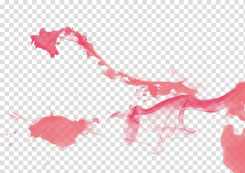 Red smoke effect transparent background PNG clipart