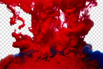 , Red smoke transparent background PNG clipart