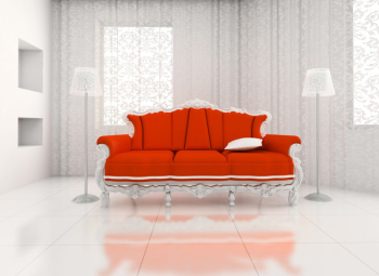 Red sofa Red sofa