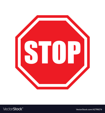 red stop sign or logo red stop sign or logo