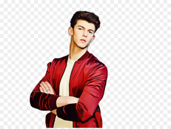 red suit male standing arm red suit male standing arm