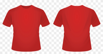 Red T-shirt Clipart - Red T Shirt Front And Back Red T-shirt Clipart - Red T Shirt Front And Back