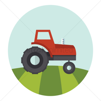 Red tractor