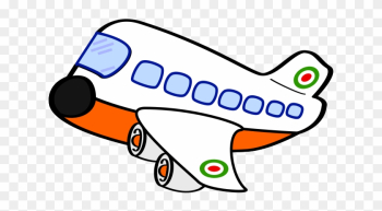 Red Vintage Airplane Clipart Clipart - Airplane Cartoon No Background