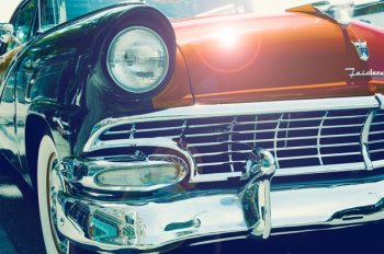 Red Vintage Car Red Vintage Car
