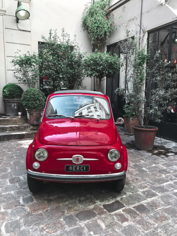 Red Vintage Car Red Vintage Car