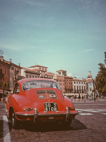 red Volkswagen Beetle red Volkswagen Beetle