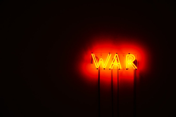 Red War Neon Signage Red War Neon Signage