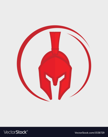 RED WARRIOR vector image RED WARRIOR vector image