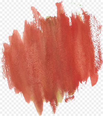 Red Watercolor painting Paintbrush Graffiti - Brown red watercolor graffiti 