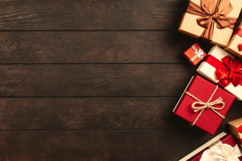 Red, White, and Brown Gift Boxes Red, White, and Brown Gift Boxes
